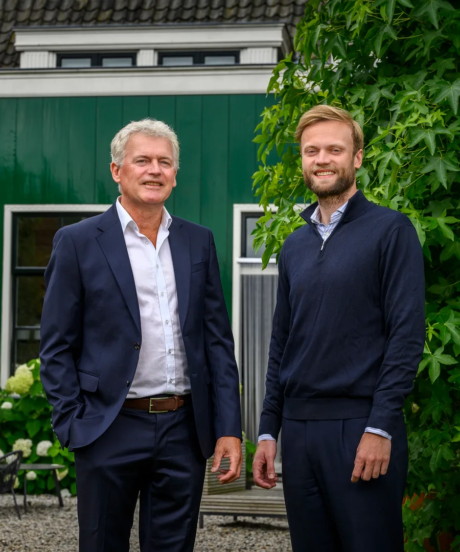 Pim en Reinder van Velze van Van Velze bedrijfsmakelaars